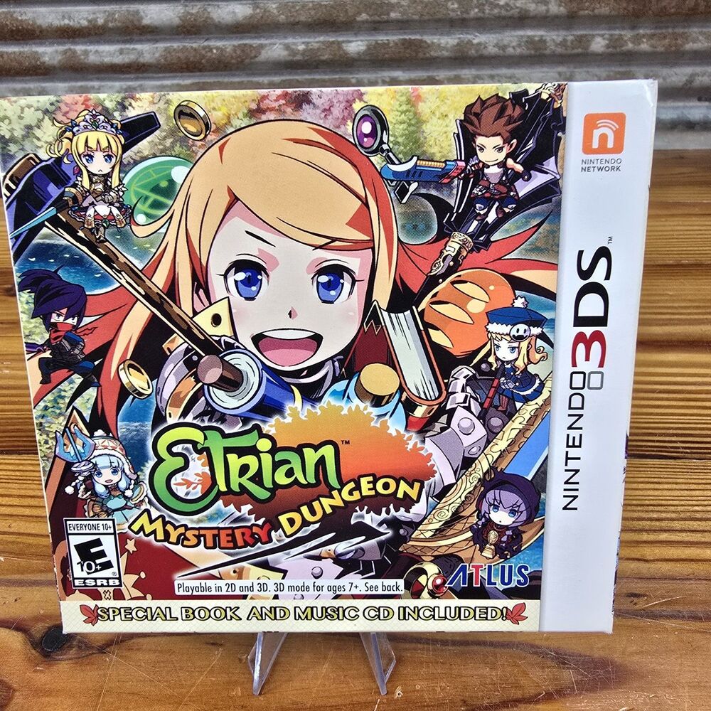 Etrian Mystery Dungeon (Nintendo 3DS, 2015) BOX ONLY_ORIGINAL no game-just BOX